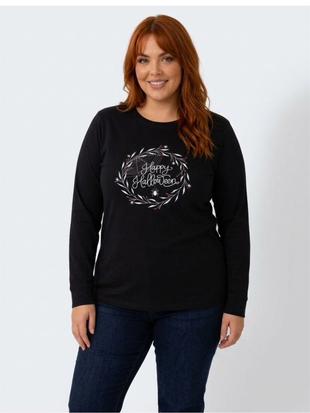 Lularoe Black Long sleeved Halloween 3x